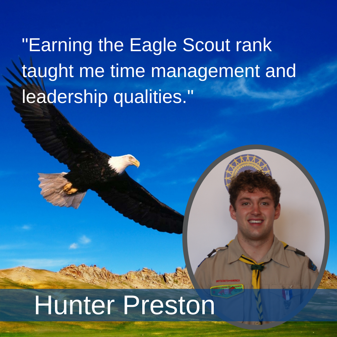 Eagle Scout Hunter Preston Northeast Iowa Council
